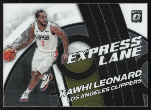 Kawhi Leonard 2021 Panini Donruss Optic # 24 Express Lane San Antonio Spurs - Collectible Craze America