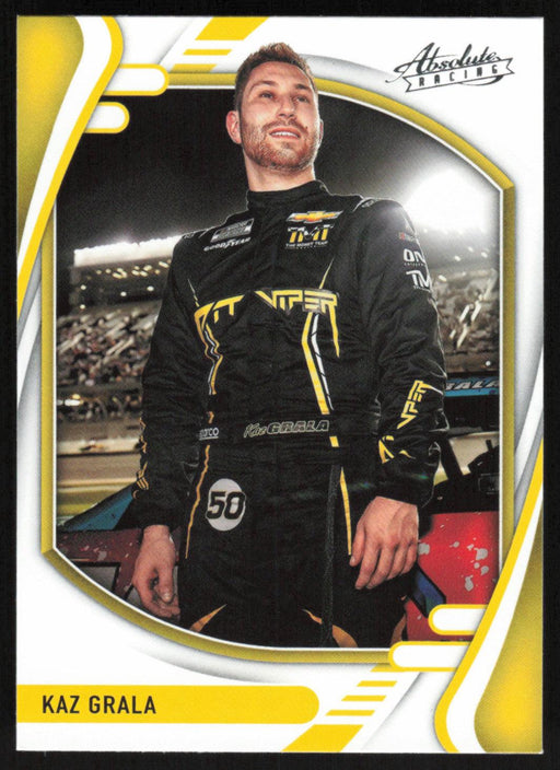 Kaz Grala 2022 Panini Chronicles Racing Absolute # 15 - Collectible Craze America