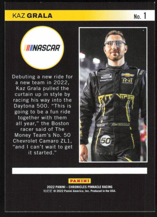 Kaz Grala 2022 Panini Chronicles Racing Pinnacle # 1 - Collectible Craze America