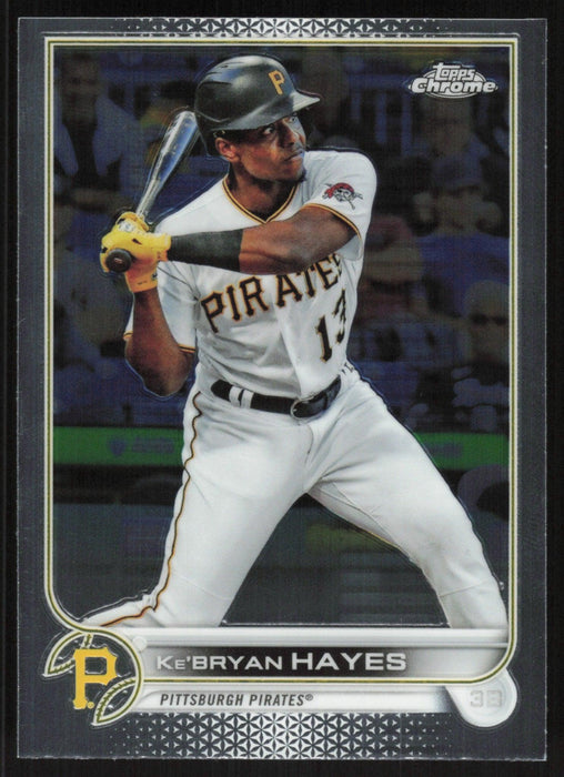 Ke'Bryan Hayes 2022 Topps Chrome Baseball # 98 Pittsburgh Pirates Base - Collectible Craze America