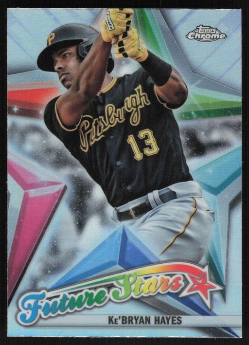 Ke'Bryan Hayes 2022 Topps Chrome Baseball Future Stars # FS-7 Pittsburgh Pirates - Collectible Craze America