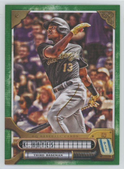 Ke'Bryan Hayes 2022 Topps Gypsy Queen # 58 Green Border Pittsburgh Pirates - Collectible Craze America