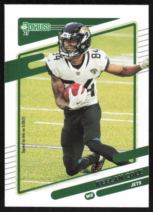 Keelan Cole 2021 Donruss Football # 136 New York Jets Base - Collectible Craze America