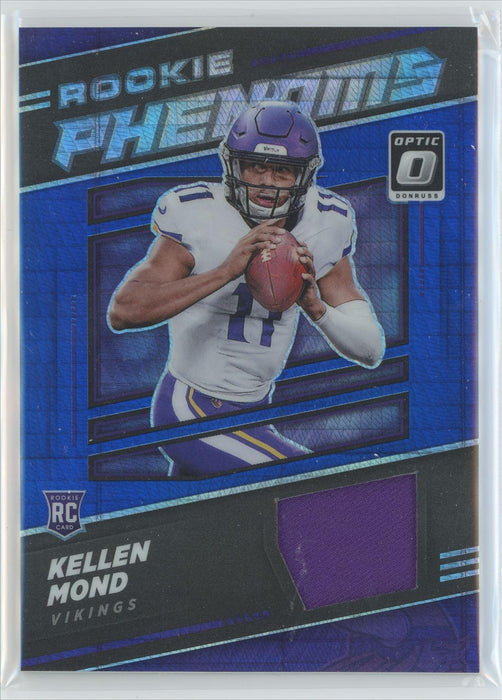 Kellen Mond 2021 Donruss Optic Rookie Phenoms # RP-21 RC Hyper Prizm Patch Minnesota Vikings - Collectible Craze America