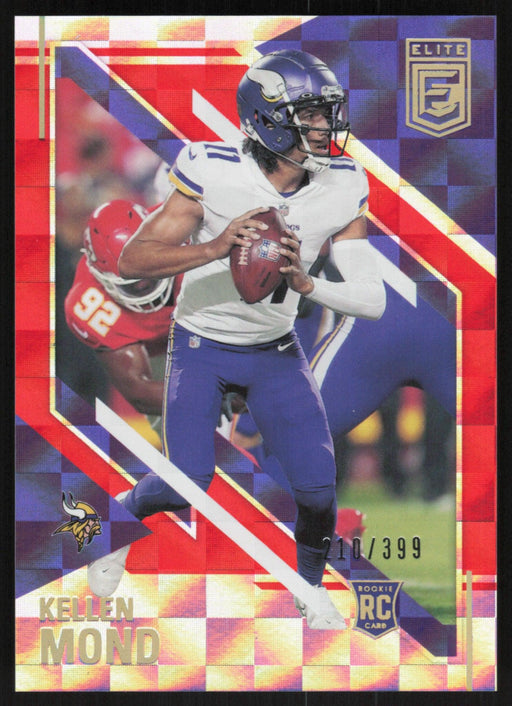 Kellen Mond 2021 Panini Chronicles Elite # 211 RC Red 210/399 Minnesota Vikings - Collectible Craze America