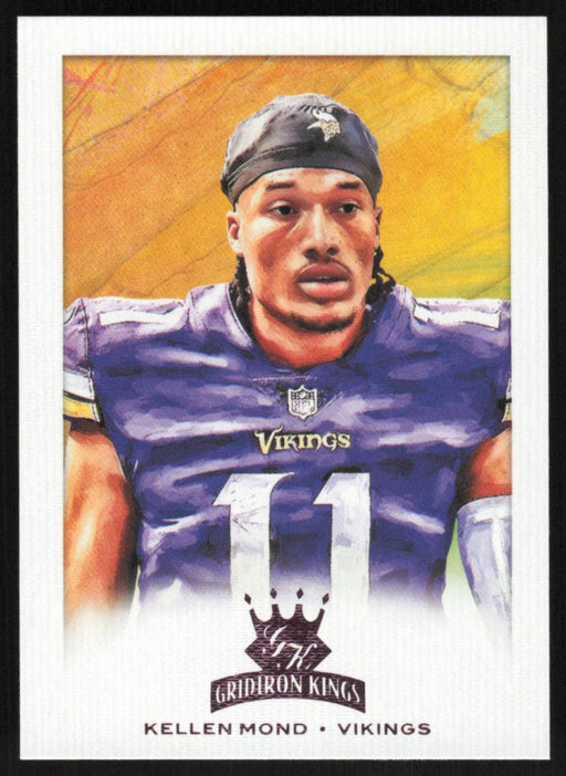 Kellen Mond 2021 Panini Chronicles Gridiron Kings # GK-6 RC Pink Minnesota Vikings - Collectible Craze America