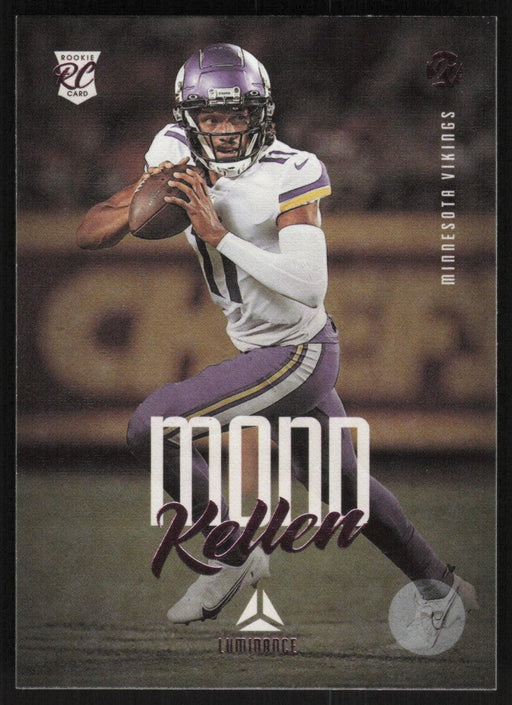 Kellen Mond 2021 Panini Chronicles Luminance # 206 RC Pink Minnesota Vikings - Collectible Craze America