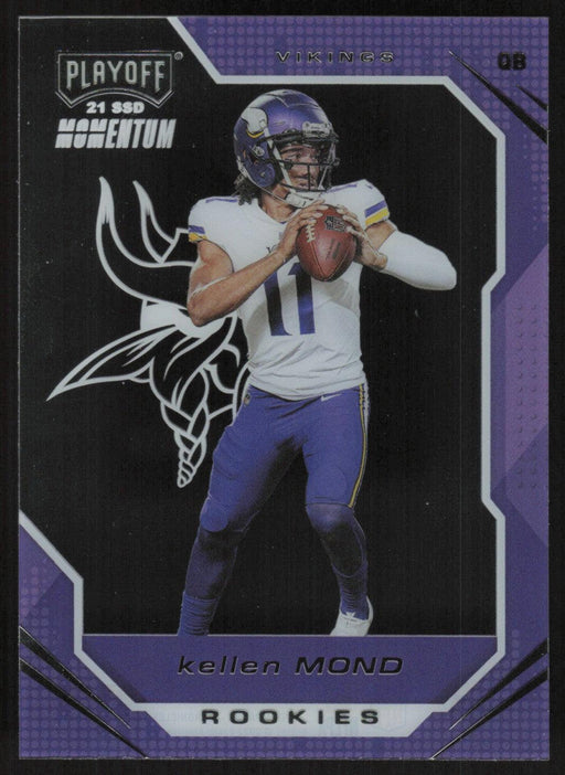 Kellen Mond 2021 Panini Chronicles Playoff Momentum # PMR-21 RC Minnesota Vikings - Collectible Craze America