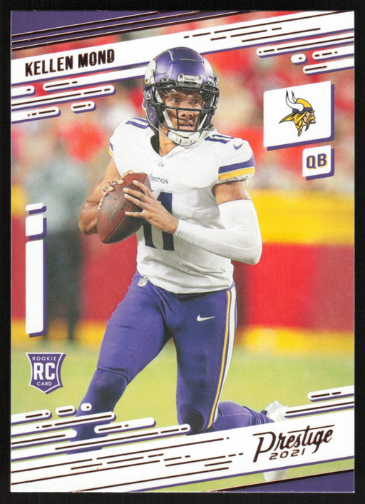 Kellen Mond 2021 Panini Chronicles Prestige # 206 RC Minnesota Vikings - Collectible Craze America