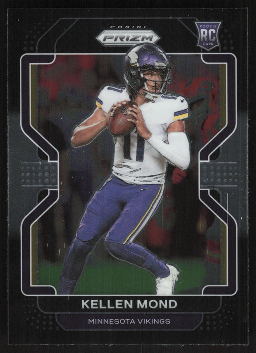 Kellen Mond 2021 Panini Chronicles Prizm Black # PB-17 RC Minnesota Vikings - Collectible Craze America