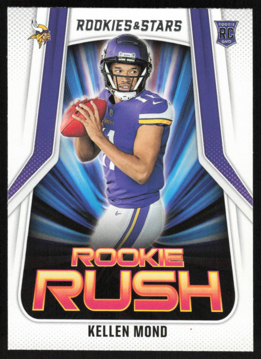 Kellen Mond 2021 Panini Rookie & Stars # RR-19 RC Rookie Rush Minnesota Vikings - Collectible Craze America