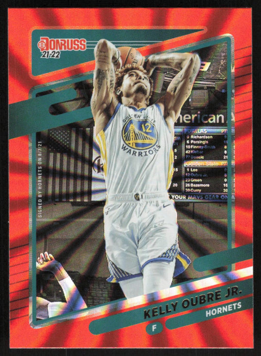 Kelly Oubre Jr. 2021 Donruss # 137 Orange Holo Laser Charlotte Hornets - Collectible Craze America