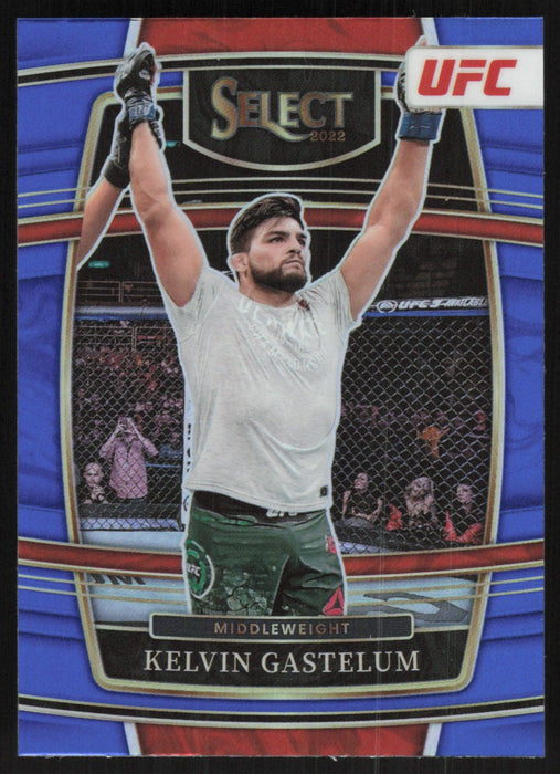 Kelvin Gastelum 2022 Panini Select UFC # 38 Blue Prizm - Collectible Craze America