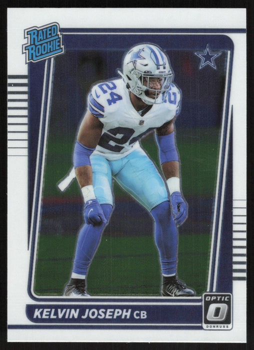 Kelvin Joseph 2021 Donruss Optic Rated Rooke # 250 RC Dallas Cowboys Base - Collectible Craze America