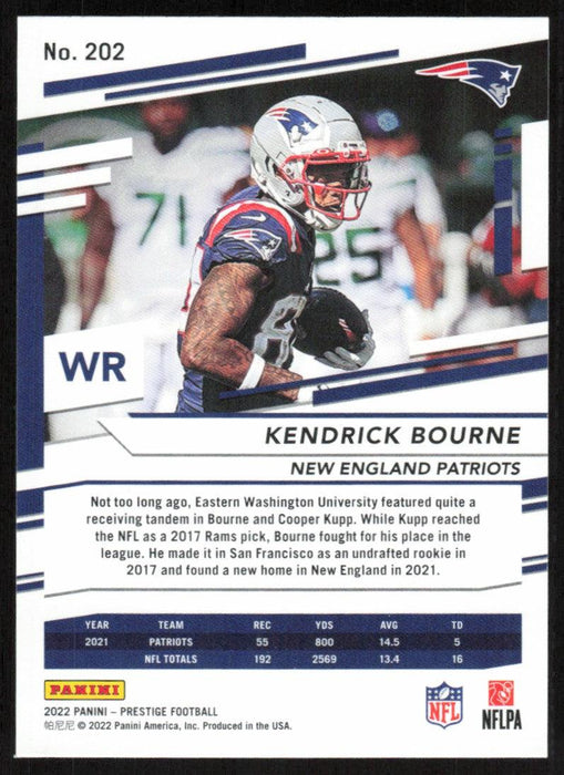 Kendrick Bourne 2022 Panini Prestige # 202 New England Patriots - Collectible Craze America