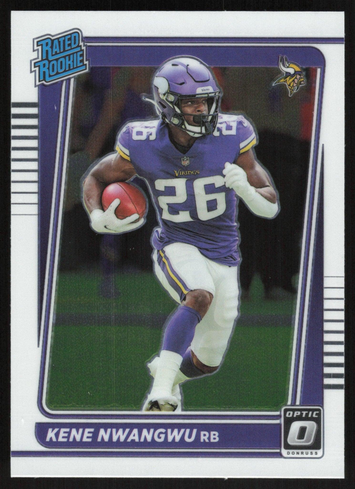 Kene Nwangwu 2021 Donruss Optic Rated Rookie # 233 RC Minnesota Viking —  Collectible Craze America