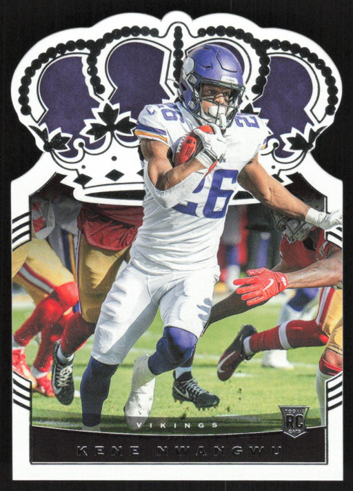 Kene Nwangwu 2021 Panini Chronicles Crown Royale Rookies # CR-20 RC Die-Cut Minnesota Vikings - Collectible Craze America