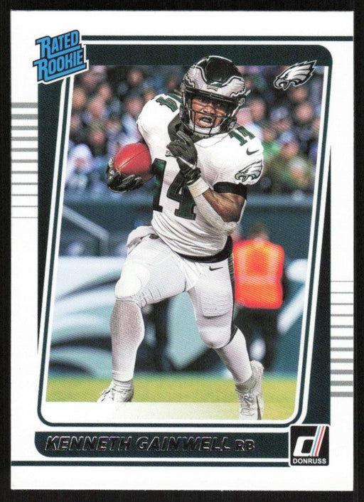 Kenneth Gainwell 2021 Donruss Football # 267 RC Philadelphia Eagles Rated Rookie Base - Collectible Craze America