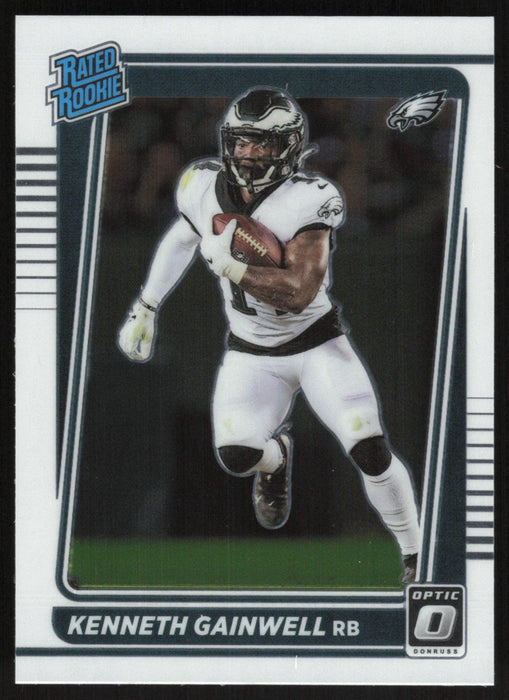 Kenneth Gainwell 2021 Donruss Optic Rated Rooke # 239 RC Philadelphia Eagles Base - Collectible Craze America