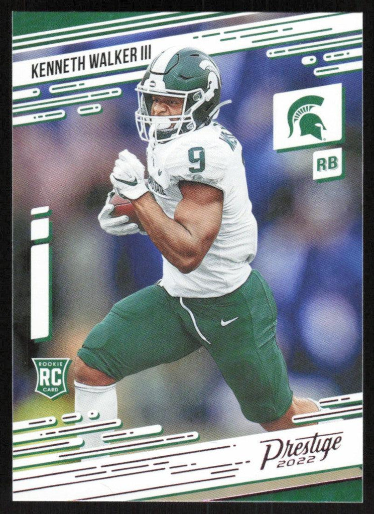 Kenneth Walker III 2022 Panini Chronicles Draft Picks # 18 RC Prestige —  Collectible Craze America