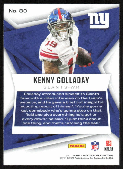 Kenny Golladay 2021 Panini Rookies & Stars # 80 New York Giants Base - Collectible Craze America