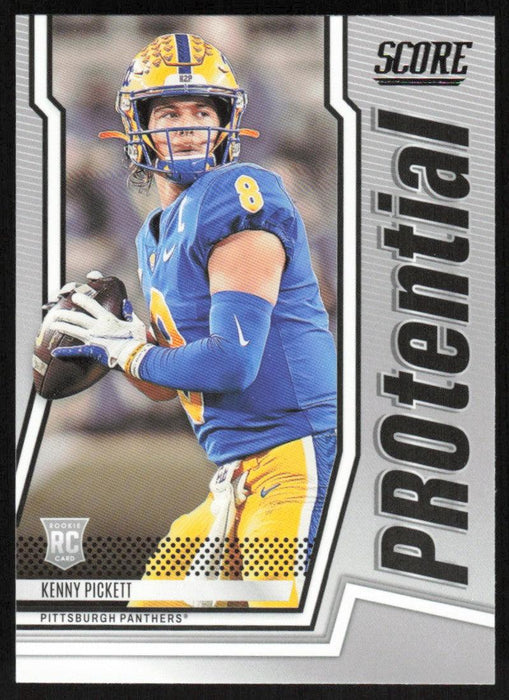 Kenny Pickett 2022 Panini Score Football # P-KP RC PROtential Pittsburgh Panthers - Collectible Craze America