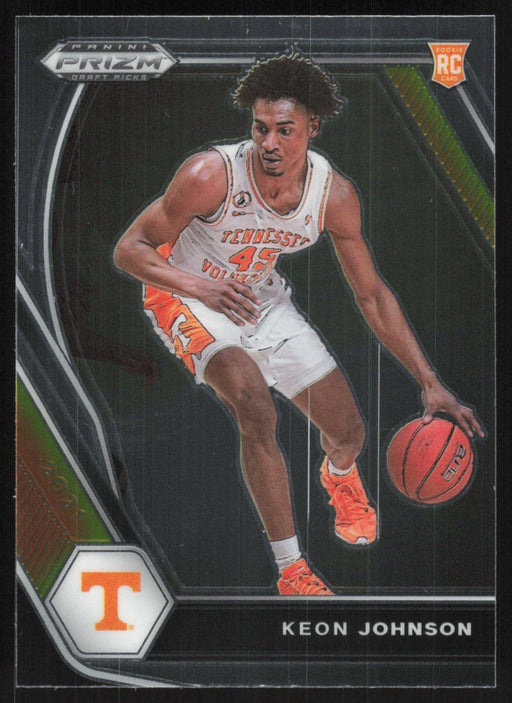 Keon Johnson 2021 Panini Prizm Draft Picks # 7 RC Tennessee Volunteers - Collectible Craze America
