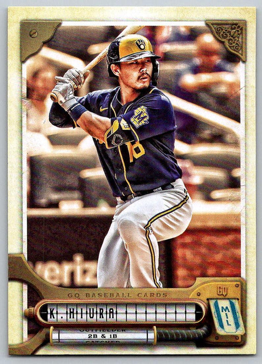 Keston Hiura 2022 Topps Gypsy Queen # 166 Milwaukee Brewers - Collectible Craze America