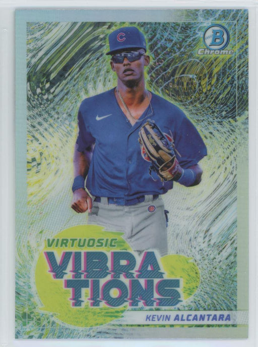 Kevin Alcantara 2022 Bowman Virtuosic Vibrations # VV-11 Insert Chicago Cubs - Collectible Craze America