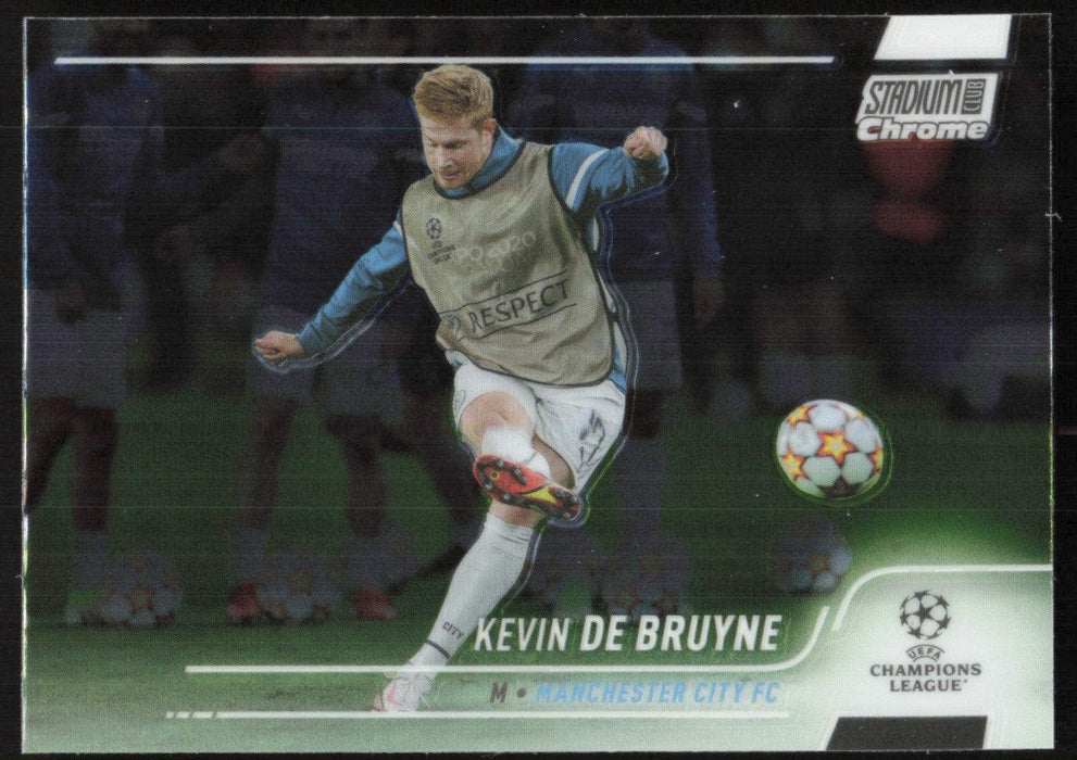 Kevin De Bruyne 2021 Topps Stadium Club Chrome UEFA Champions League # 17 Manchester City FC Base - Collectible Craze America