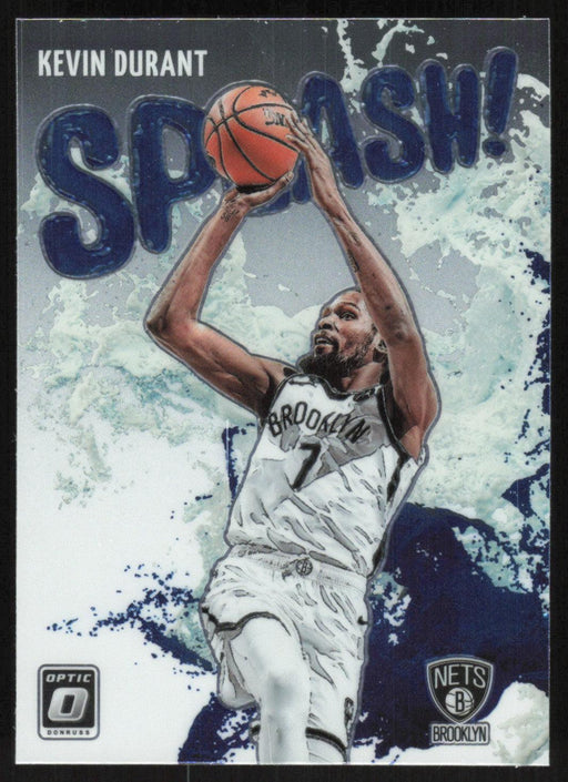 Kevin Durant 2021 Panini Donruss Optic # 7 Splash Brooklyn Nets - Collectible Craze America