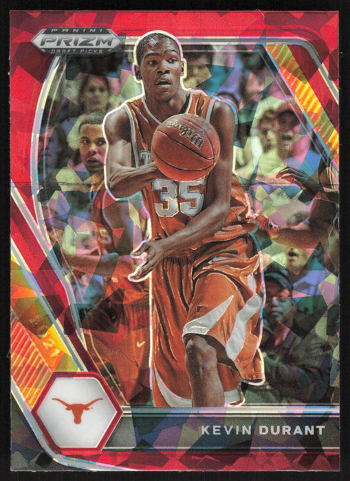 Kevin Durant 2021 Panini Prizm Draft Picks # 52 Red Ice Prizm Texas Longhorns - Collectible Craze America