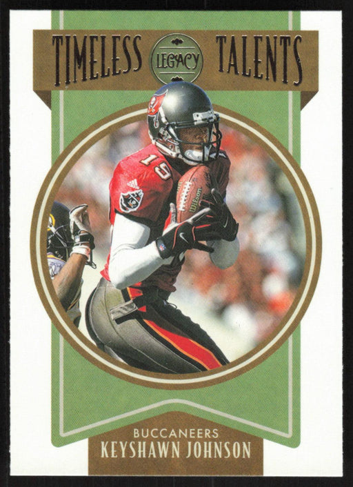 Keyshawn Johnson 2022 Panini Legacy Timeless Talents # TT-16 Tampa Bay Buccaneers - Collectible Craze America