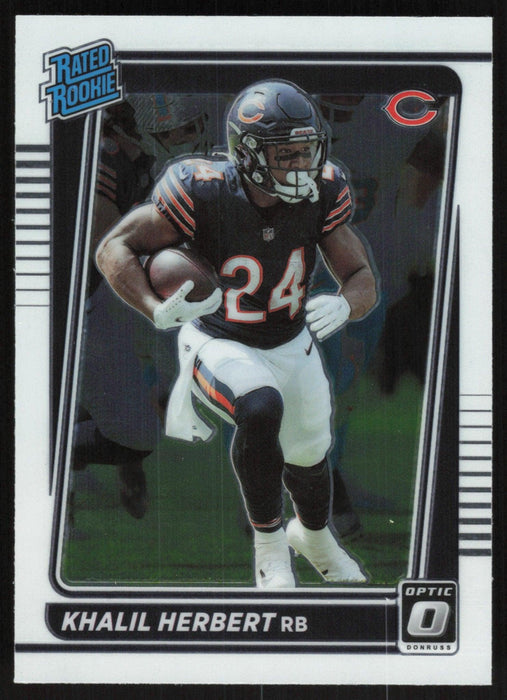 Khalil Herbert 2021 Donruss Optic Rated Rooke # 293 RC Chicago Bears Base - Collectible Craze America