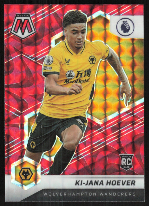 Ki-Jana Hoever 2021 Panini Mosaic Premier League # 55 RC Red Prizm Wolverhampton Wanderers - Collectible Craze America