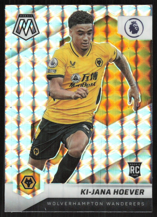 Ki-Jana Hoever 2021 Panini Mosaic Premier League # 55 RC Silver Prizm Wolverhampton Wanderers - Collectible Craze America