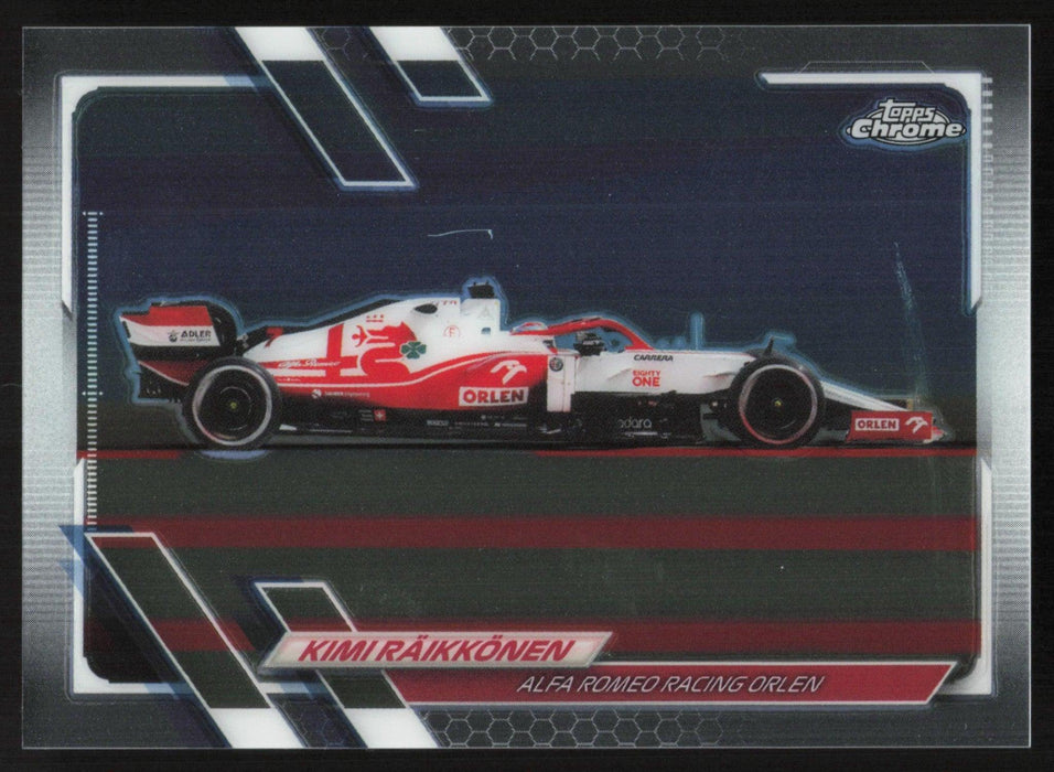 Kimi Raikkonen 2021 Topps Chrome Formula 1 # 110 Alfa Romeo Racing ORLEN - Collectible Craze America