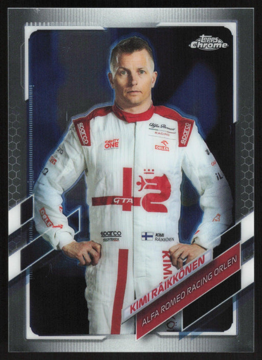 Kimi Raikkonen 2021 Topps Chrome Formula 1 # 15 Alfa Romeo Racing ORLEN - Collectible Craze America