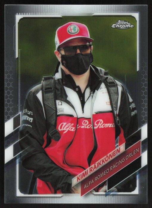 Kimi Raikkonen 2021 Topps Chrome Formula 1 # 26 Alfa Romeo Racing ORLEN - Collectible Craze America