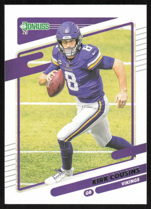 Kirk Cousins 2021 Donruss Football # 124 Minnesota Vikings Base - Collectible Craze America