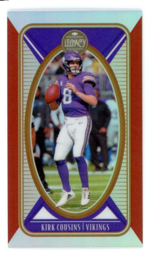 Kirk Cousins 2022 Panini Legacy Premium Edition Mini Ruby # 62 33/50 Minnesota Vikings - Collectible Craze America