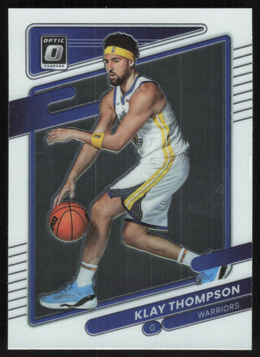 Klay Thompson 2021 Panini Donruss Optic # 124 Golden State Warriors Base - Collectible Craze America