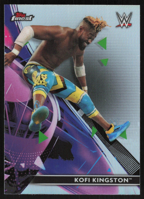 Kofi Kingston 2021 Topps Finest WWE # 19 Refractor - Collectible Craze America