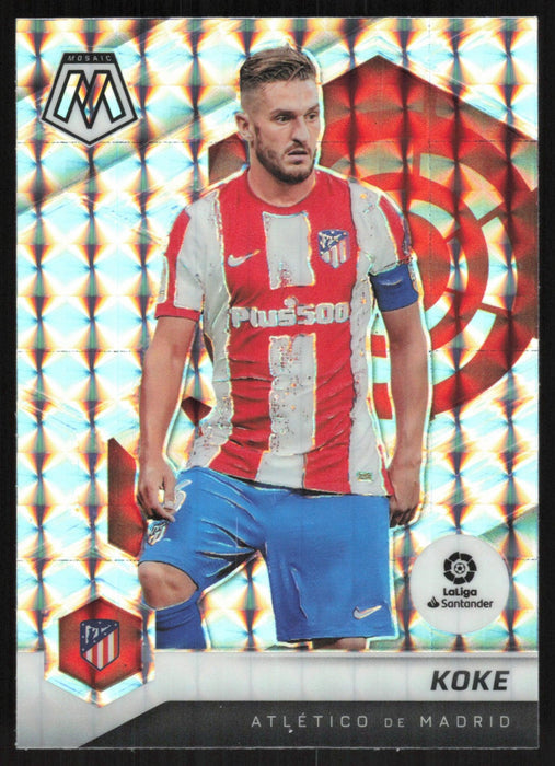 Koke 2021 Panini Mosaic La Liga # 15 Mosaic Prizm Atletico de Madrid - Collectible Craze America