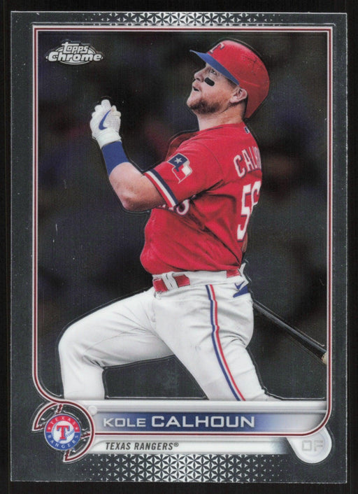 Kole Calhoun 2022 Topps Chrome # 17 Texas Rangers - Base - Collectible Craze America