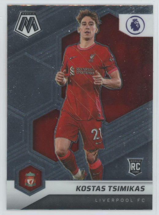 Kostas Tsimikas 2021 Panini Mosaic Premier League # 175 RC Liverpool FC - Collectible Craze America