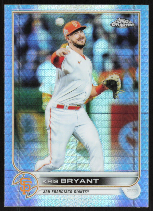 Kris Bryant 2022 Topps Chrome # 9 Prism Refractor San Francisco Giants - Collectible Craze America