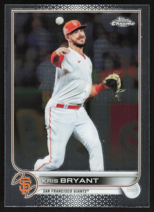 Kris Bryant 2022 Topps Chrome Baseball # 9 San Francisco Giants Base - Collectible Craze America