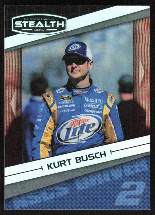 Kurt Busch 2010 Press Pass Stealth # 6 Base - Collectible Craze America