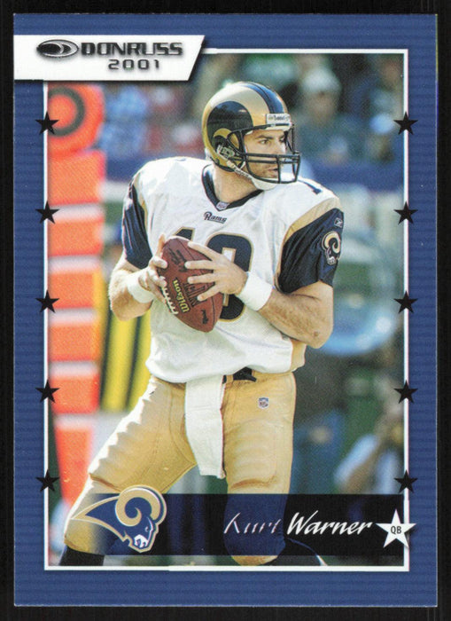 Kurt Warner 2021 Donruss Retro 2001 # 01-8 St. Louis Rams - Collectible Craze America